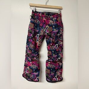BOULDER GEAR Insulated Flower Power Ski Pants Youth Small (7-8 years)